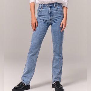 90s Straight Ultra High Rise 26 medium wash